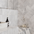 White Herringbone Honed Marble Tile